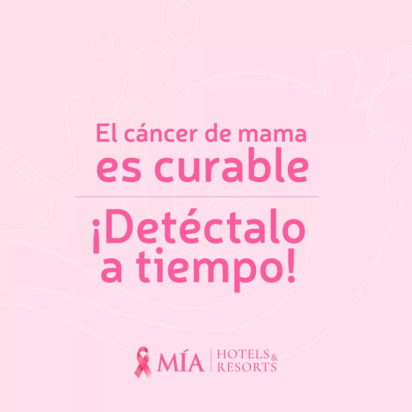 MÍA Hotels and Resorts se une a la lucha contra el cáncer de mama